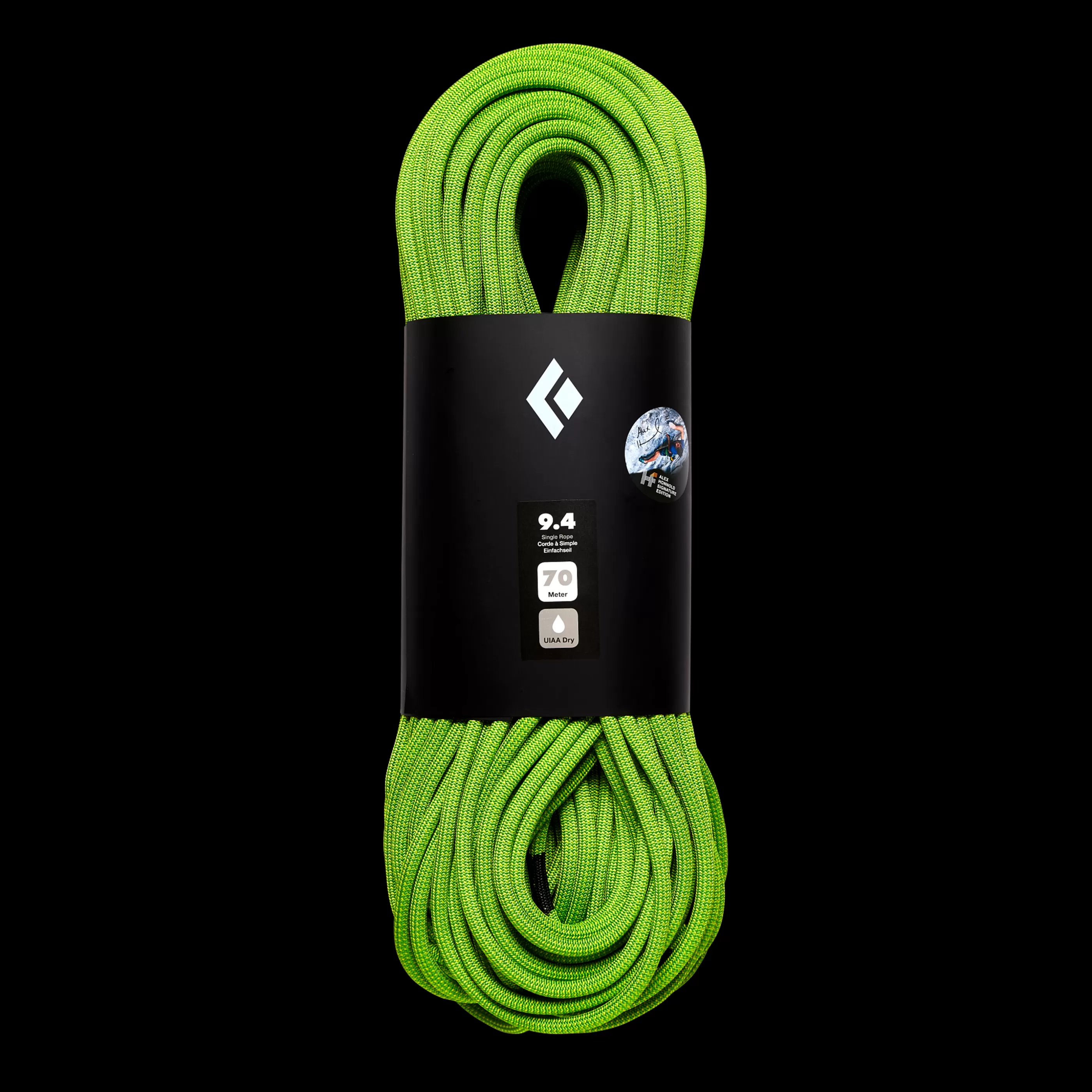 9.4 Dry Climbing Rope - Honnold Edition-Black Diamond New