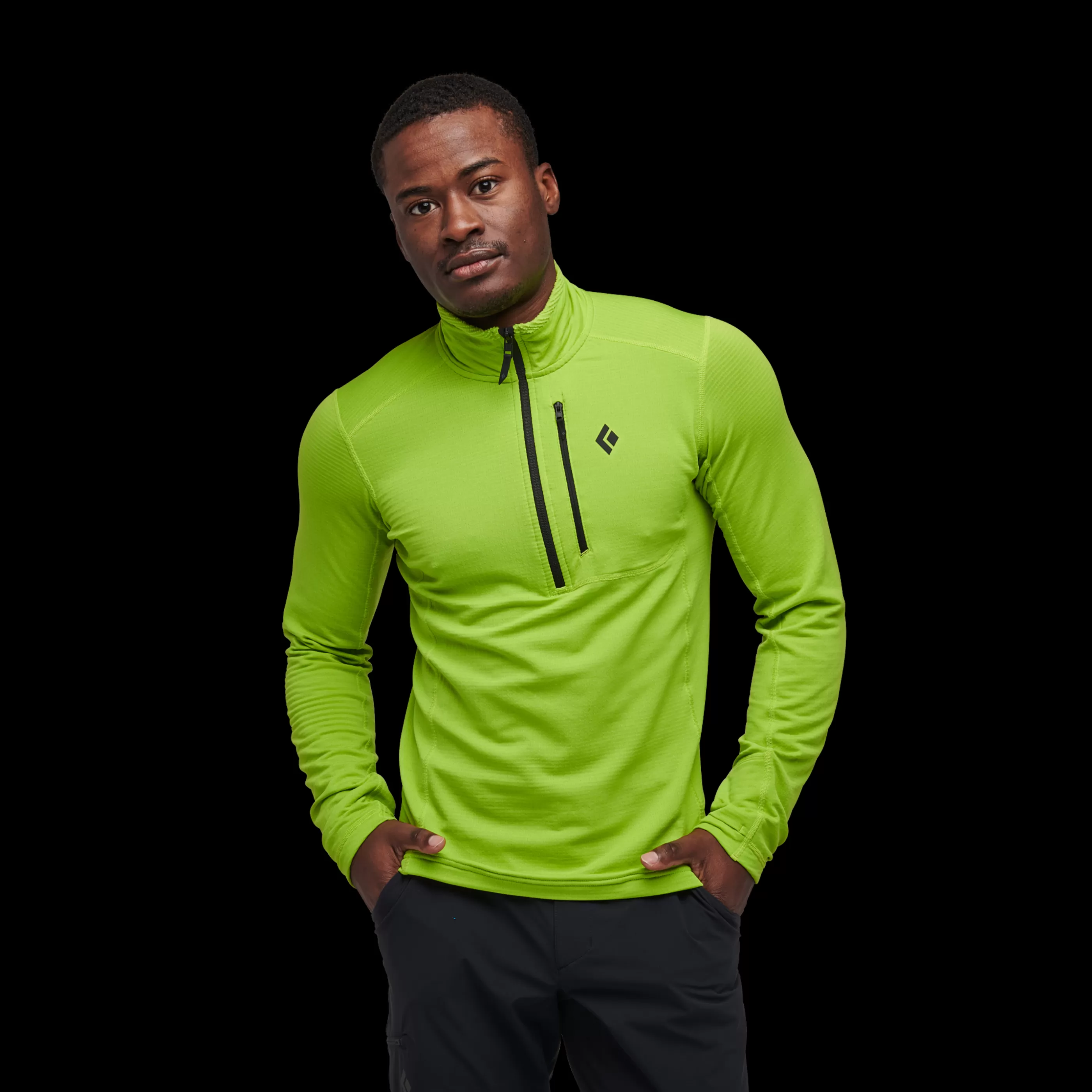 Men's Coefficient Lt Quarter Zip Pullover-Black Diamond Store