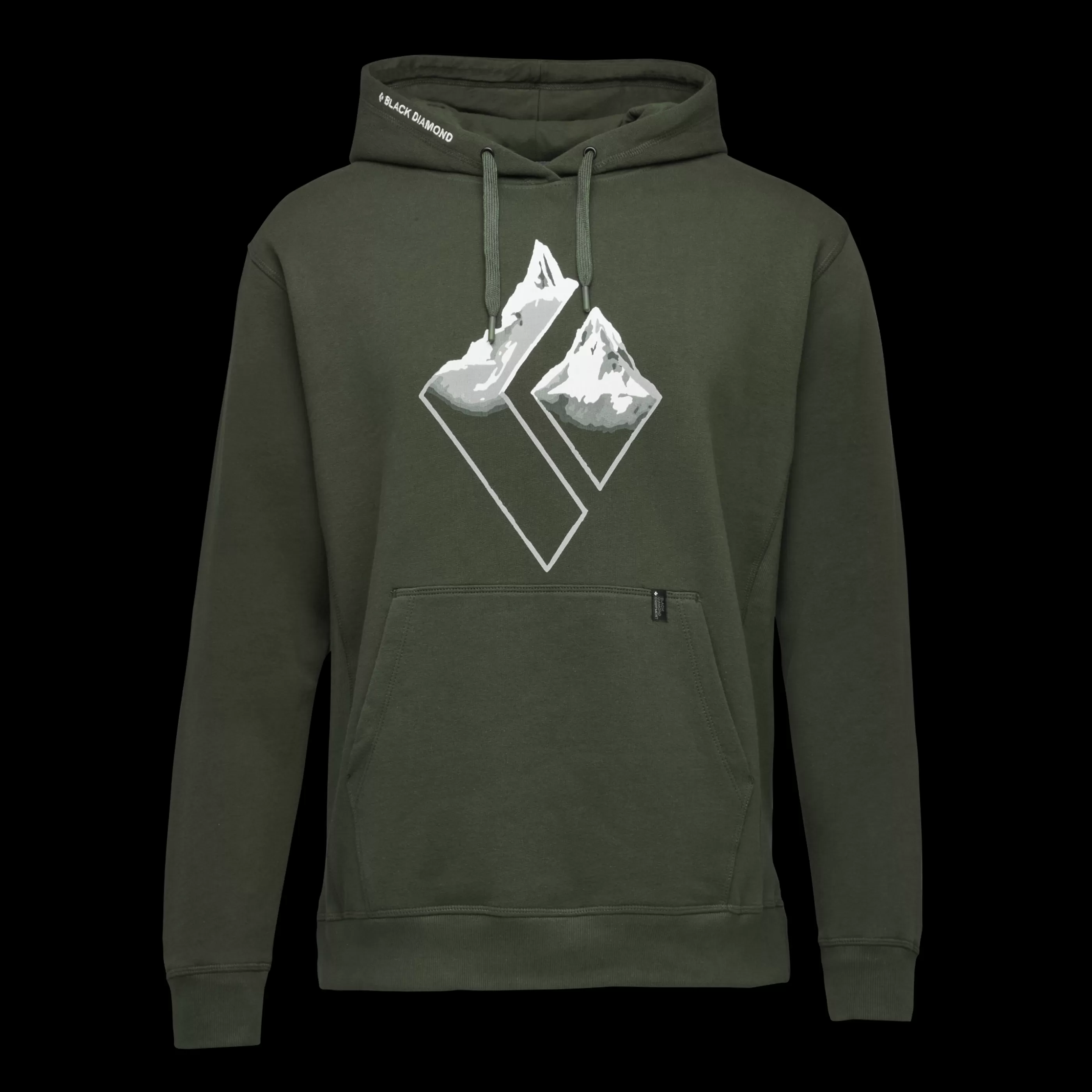 Men's Mountain Logo Hoody-Black Diamond Outlet