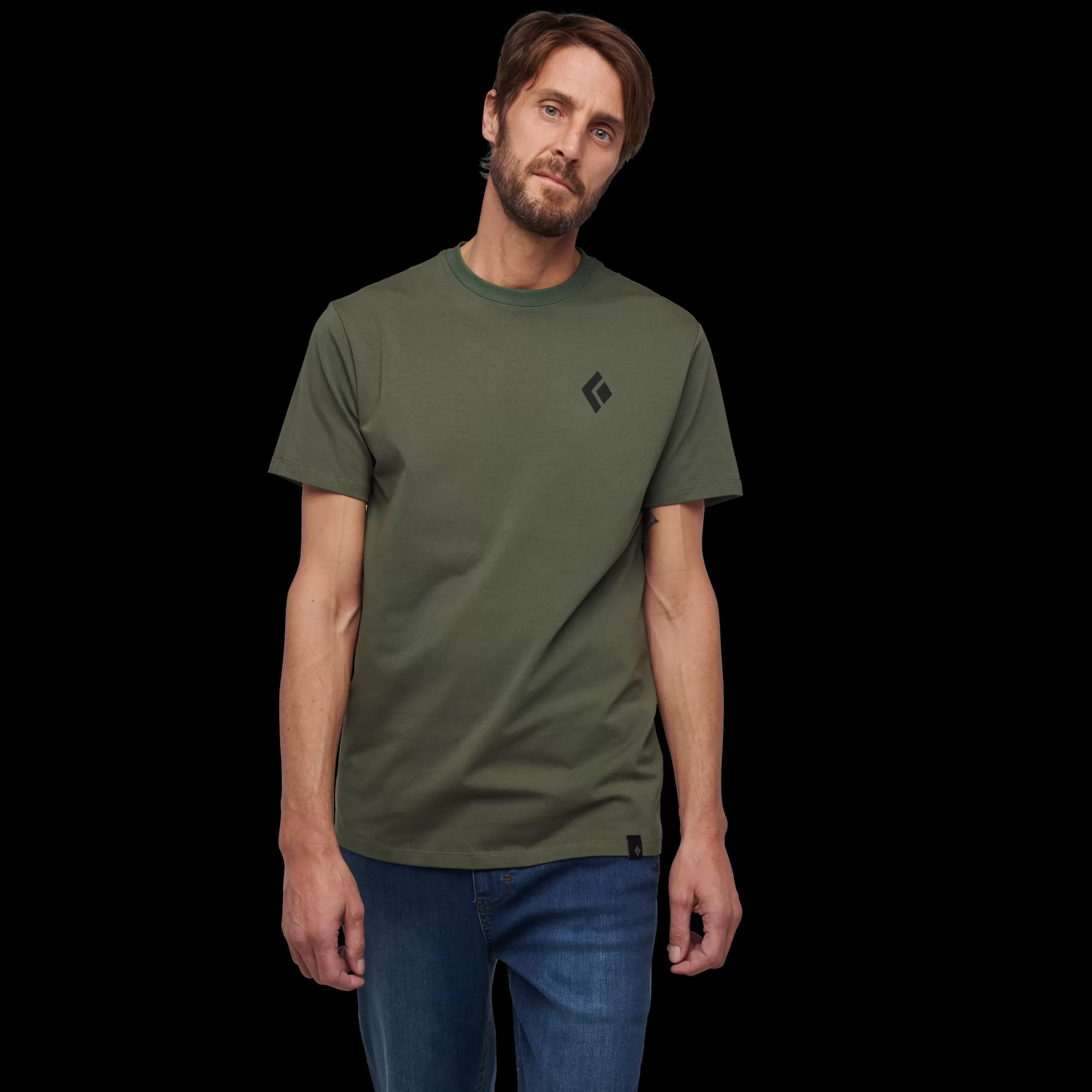 Men's Skier Tee-Black Diamond Cheap