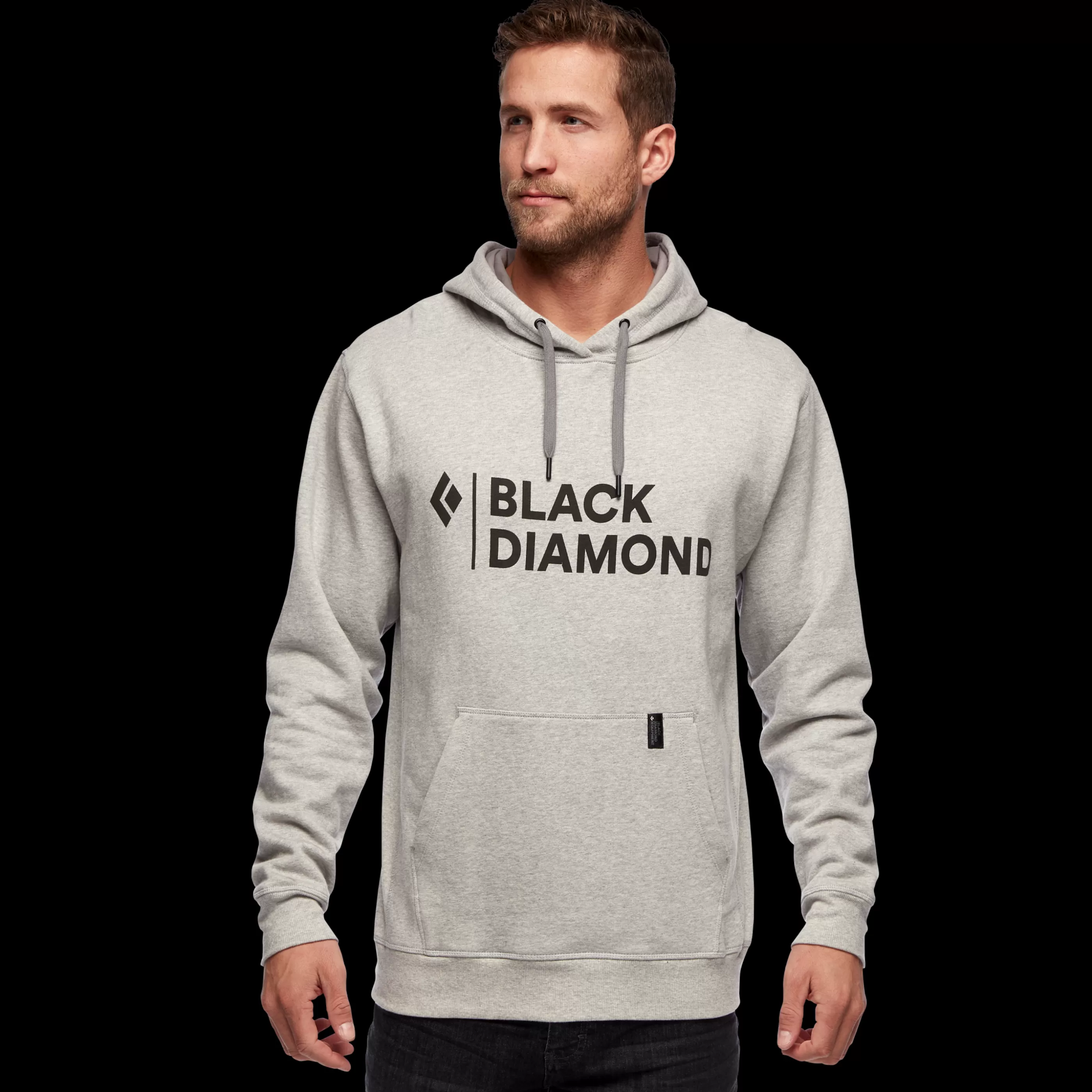 Men's Stacked Logo Hoody-Black Diamond Flash Sale