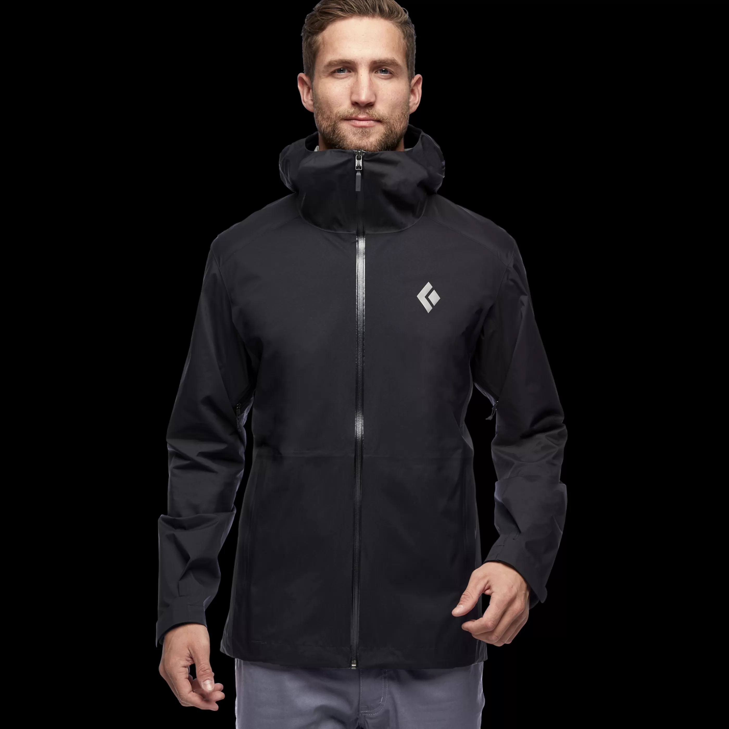 Men's Stormline Stretch Rain Shell-Black Diamond Sale