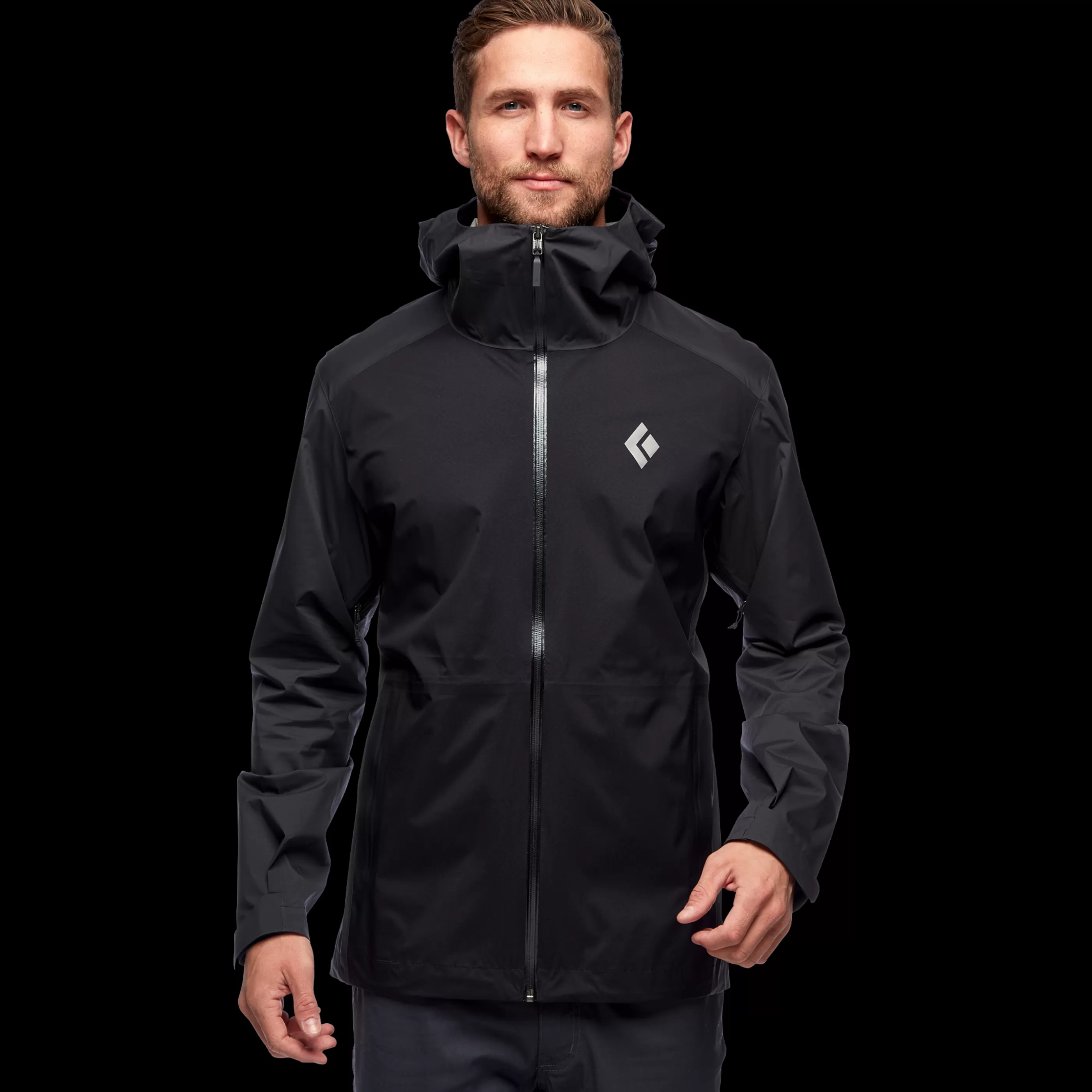 Men's Stormline Stretch Rain Shell-Black Diamond Sale