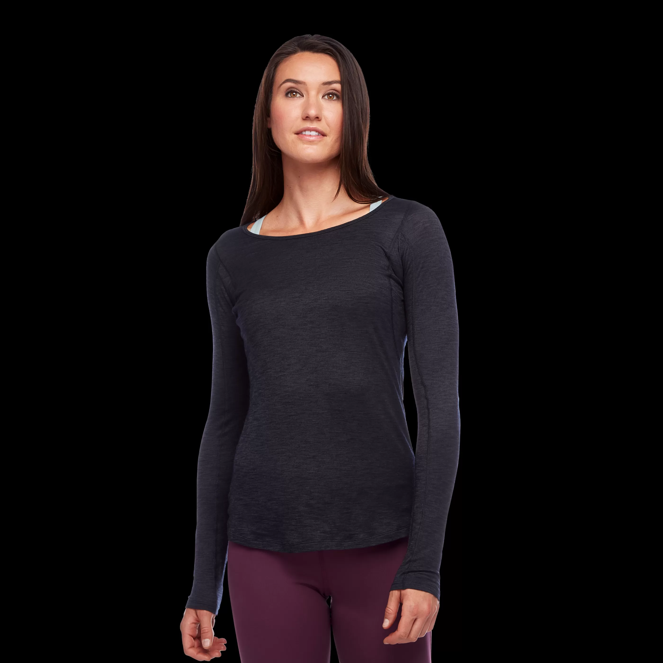 Women's Long Sleeve Rhythm T-Shirt-Black Diamond Best Sale