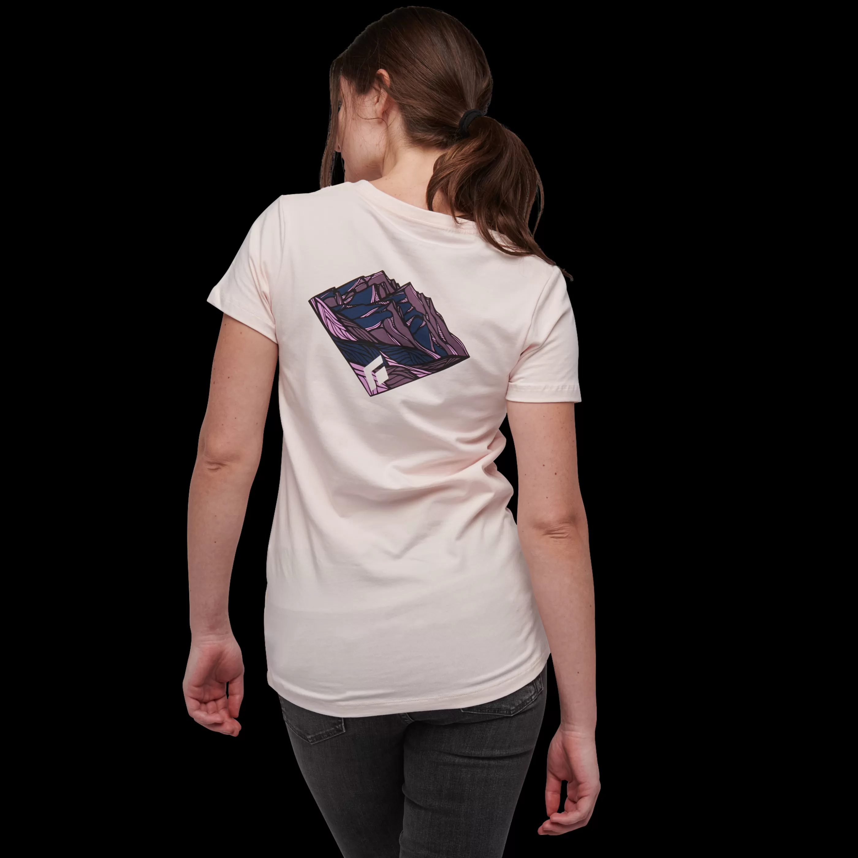 Women's Mountain Diamond Tee-Black Diamond Store