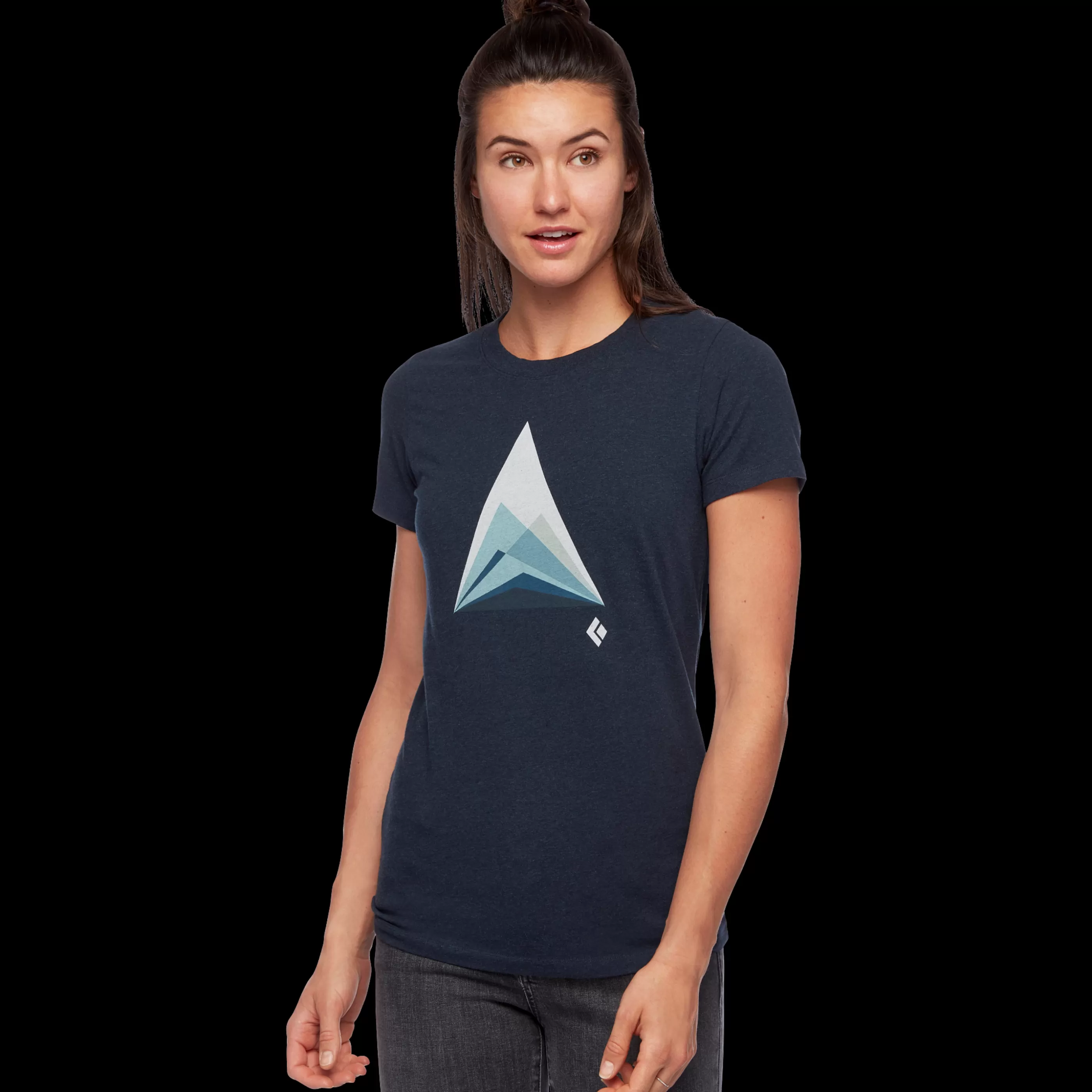 Women's Mountain Transparency T-Shirt-Black Diamond Hot