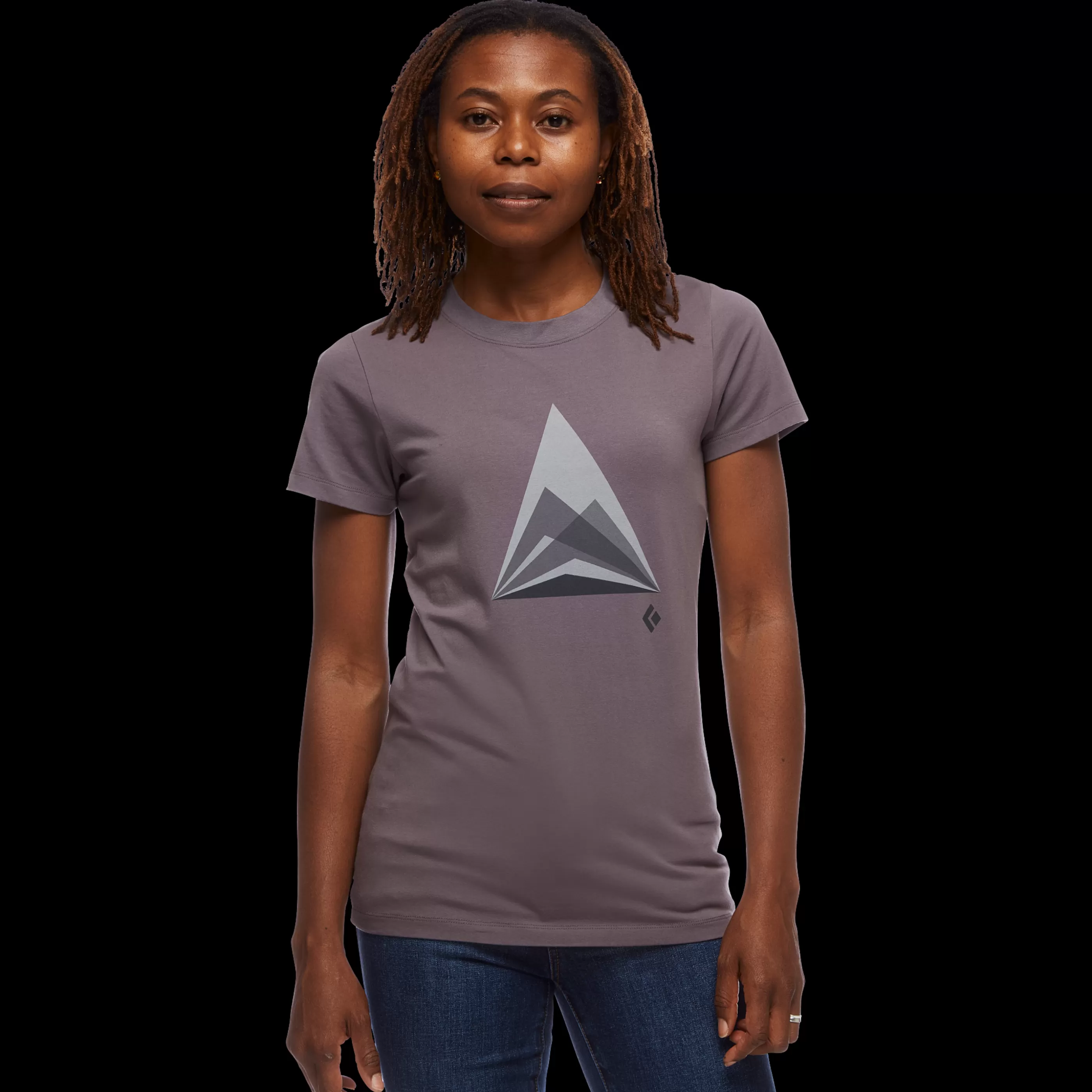 Women's Mountain Transparency T-Shirt-Black Diamond Hot