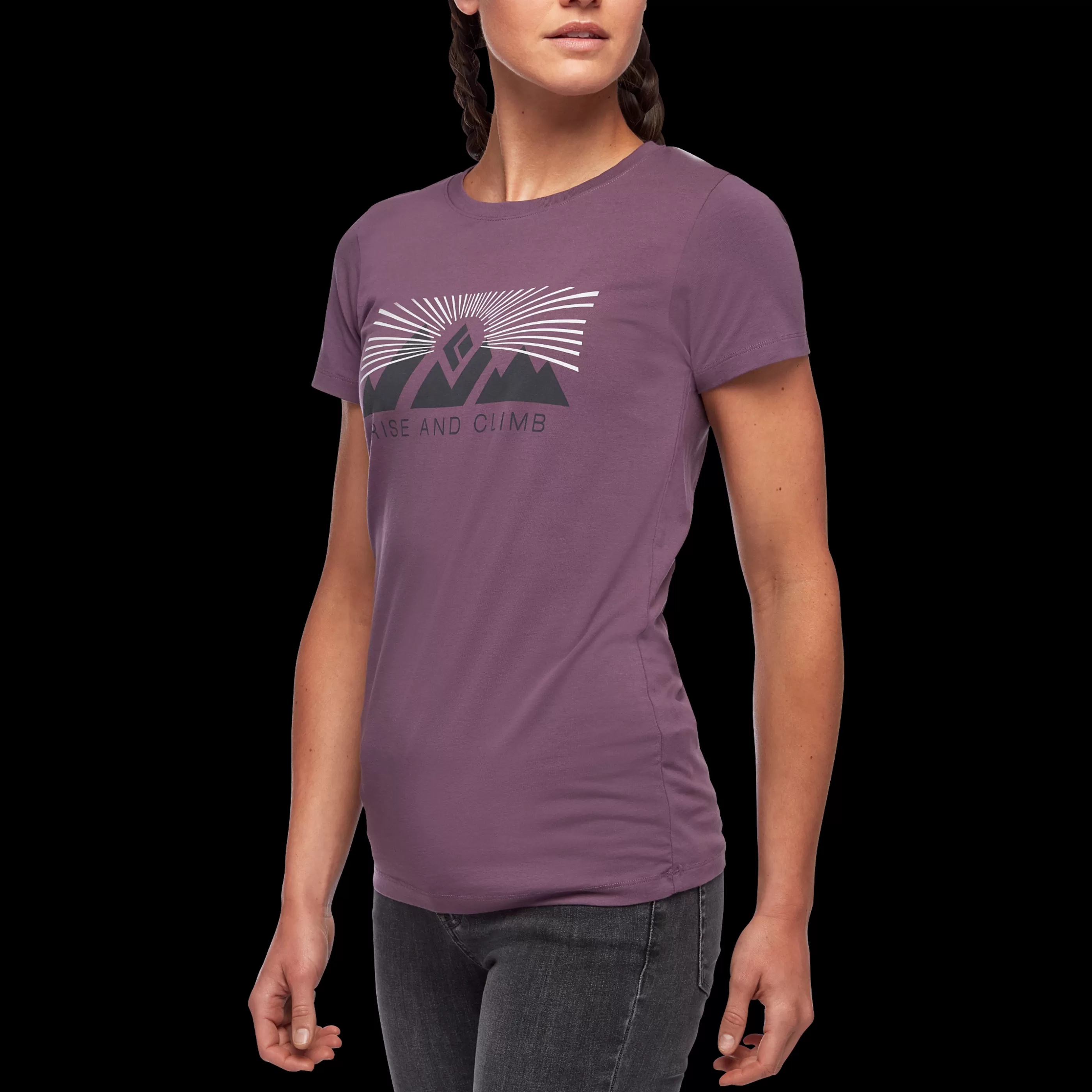 Women's Rise And Climb T-Shirt-Black Diamond Store