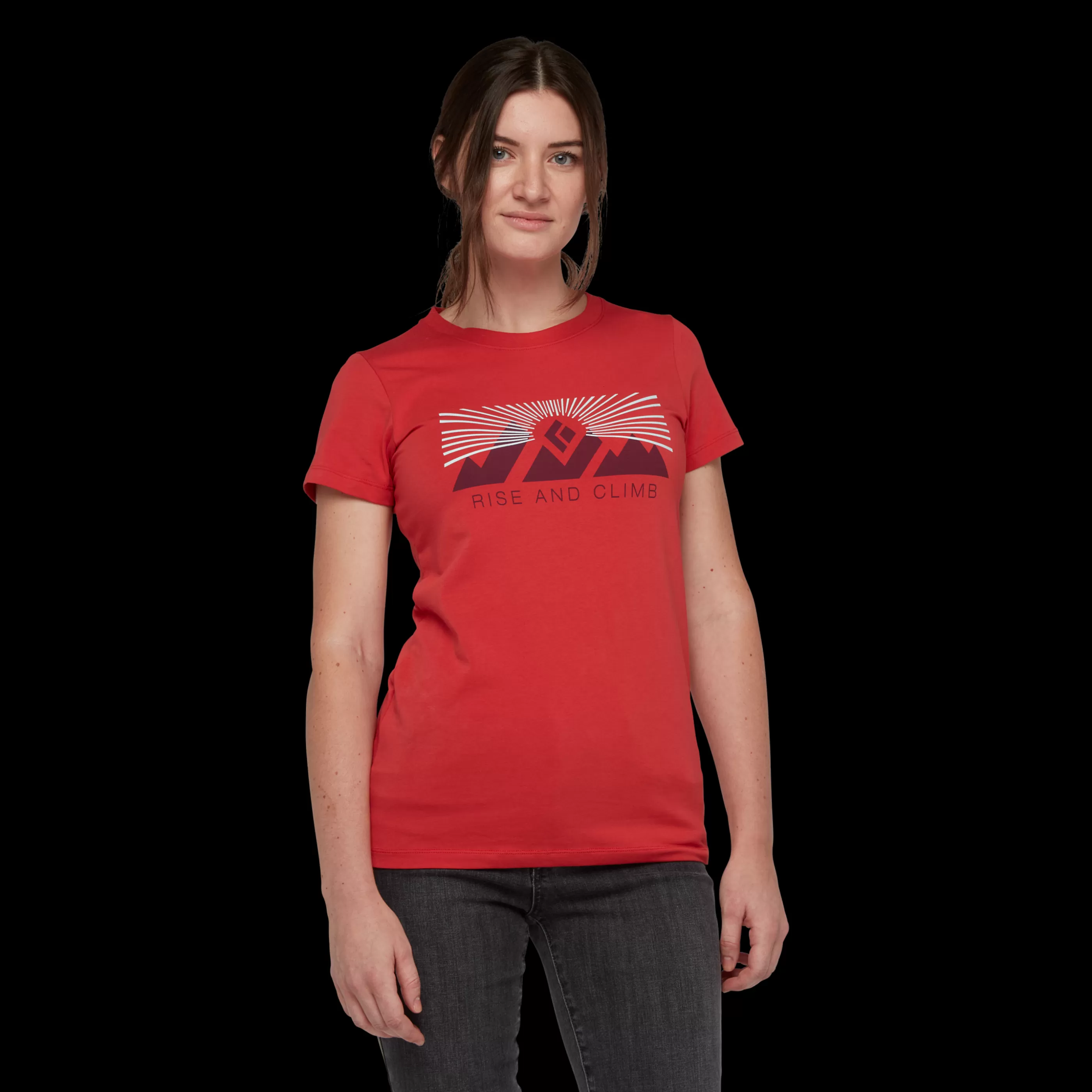 Women's Rise And Climb T-Shirt-Black Diamond Store